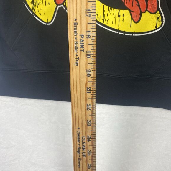 Disney Minnie Mouse Sweater Womens Medium Black Red Hoodie Sweatshirt Pullover - Picture 7 of 10